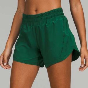 Lululemon everglade green track that shorts